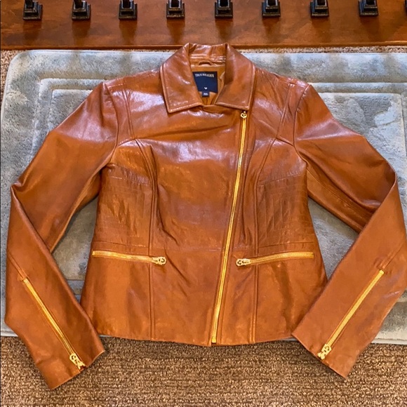 true religion leather jacket